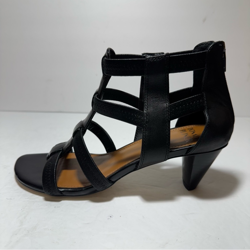 Donald J. Pliner 'Arcadia' Black Strappy Sandals Heels Size 7 - Picture 11 of 15